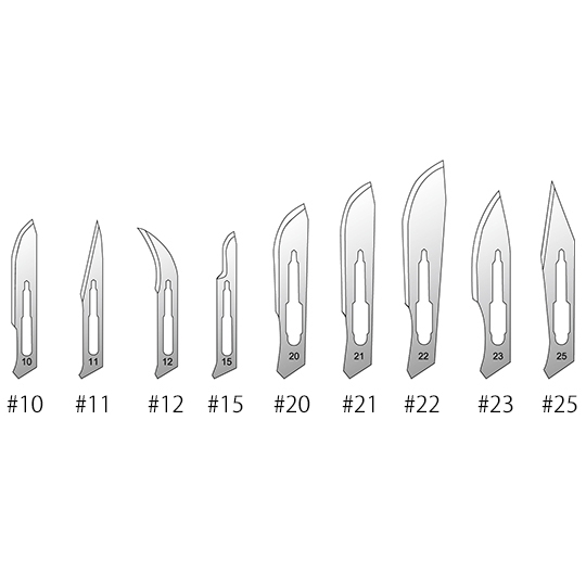 解剖手术刀 (替换刀片手术刀) 兼容支架