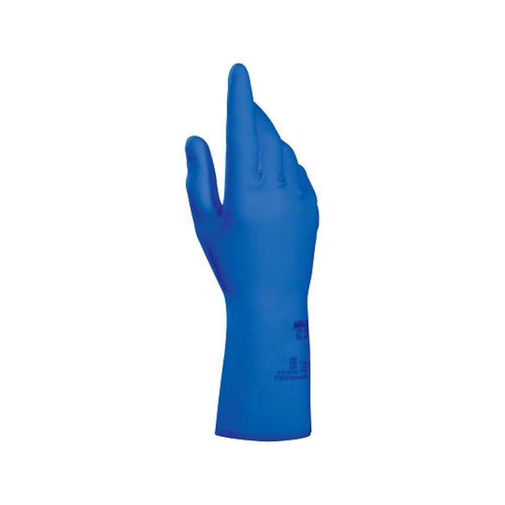 厚型乳胶手套 蓝色 S