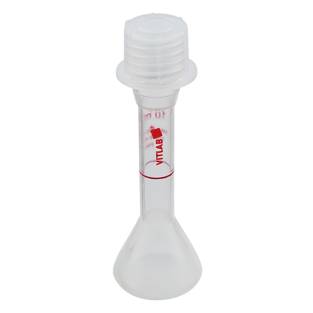 PMP螺口容量瓶 透明 10ml(带瓶帽)