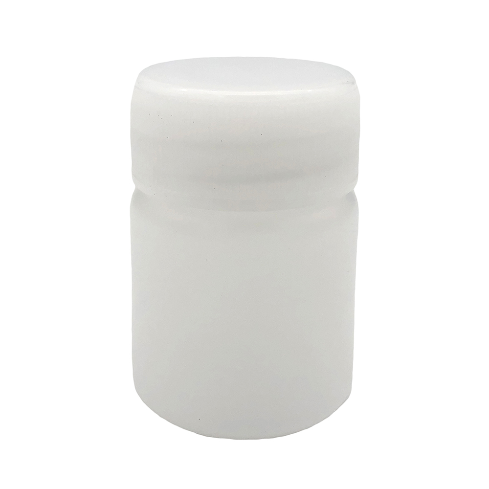 PE制标准规格瓶(圆形) 广口 白色 20ml