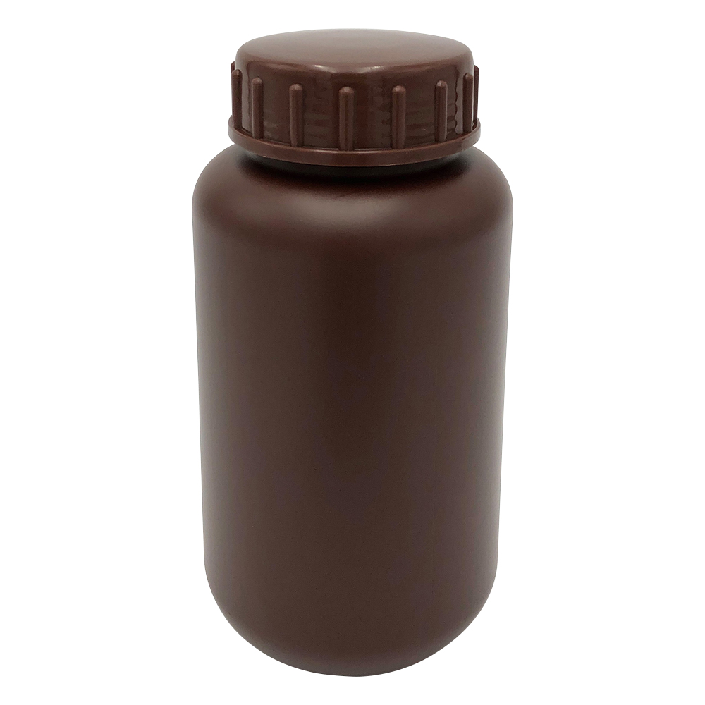 PE圆形标准瓶(棕色/广口) 500ml