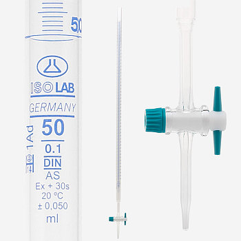 酸碱通用透明玻璃滴定管