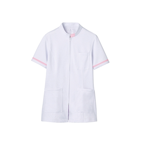 防静电衣(短袖)白色/粉色