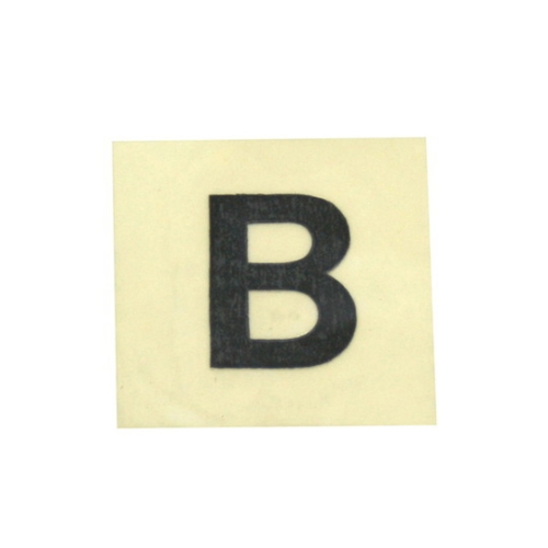 字符印章黑B 15 mm