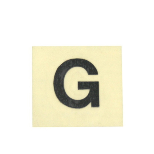字符印章黑G 15 mm
