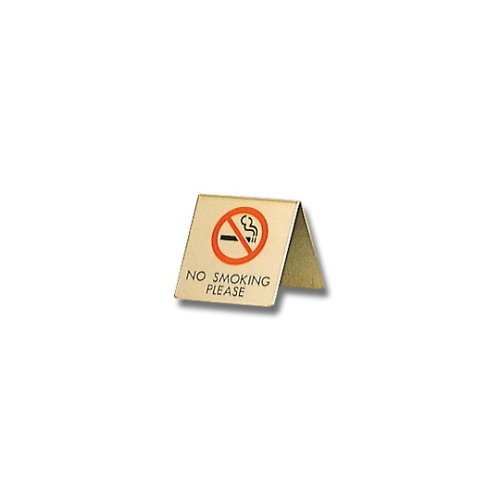 NO SMOKING 55×55×1 黄铜镀金