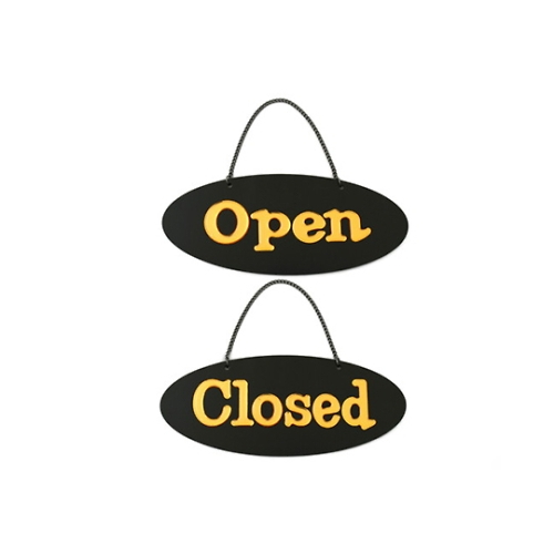 Open-Closed 亮橙色