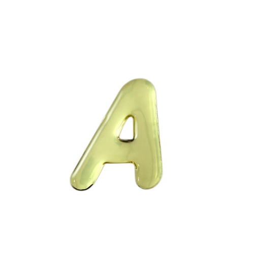 金色金属字母A 35mmx 1mm