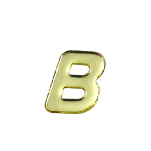 金色金属字母B 35 mm×1 mm