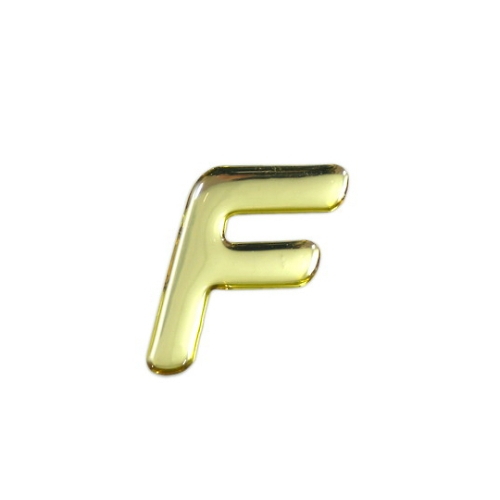 金色金属字母F 35 mm×1 mm