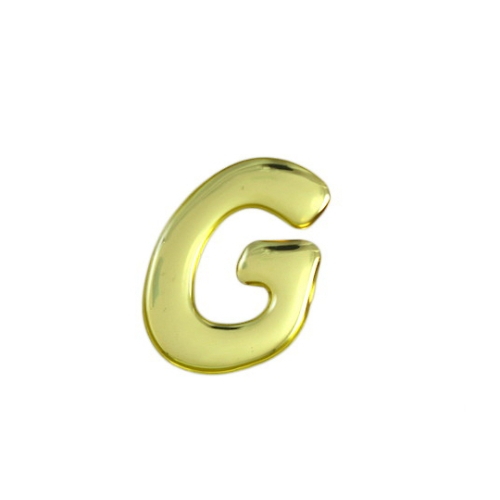 金色金属字母G 35mmx 1mm