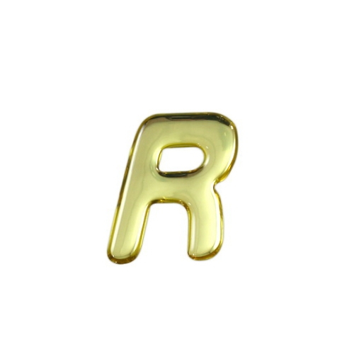 金色金属字母R 35 mm×1 mm