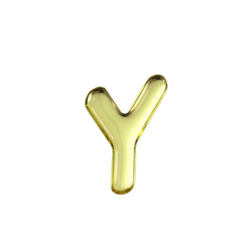金色金属字母Y 35 mm×1 mm