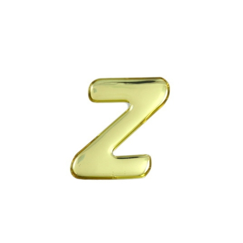 金色金属字母Z 35 mm×1 mm