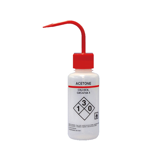 LDPE药品识别洗净瓶 250mL Acetone(丙酮)