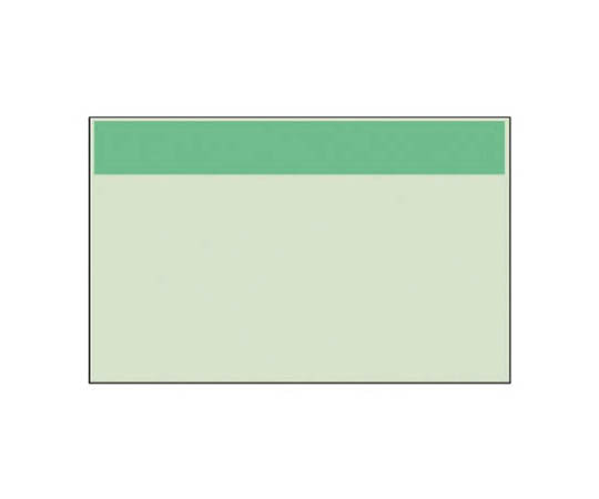 配管识别表 仅淡绿色带(小)･单张･250X500