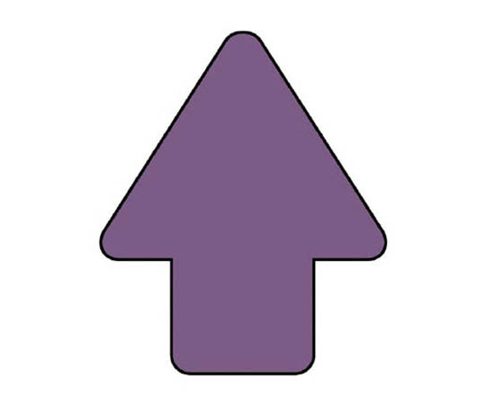 箭头贴纸 灰紫色･10张套装･58X49