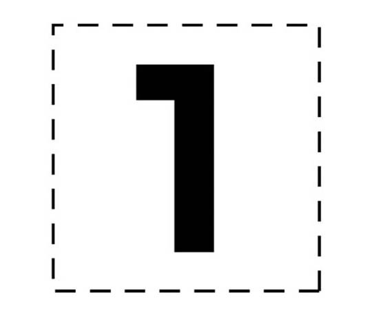 高空作业车标志 切割文字 1･标记膜