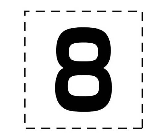 高空作业车标志 切割文字 8･标记膜
