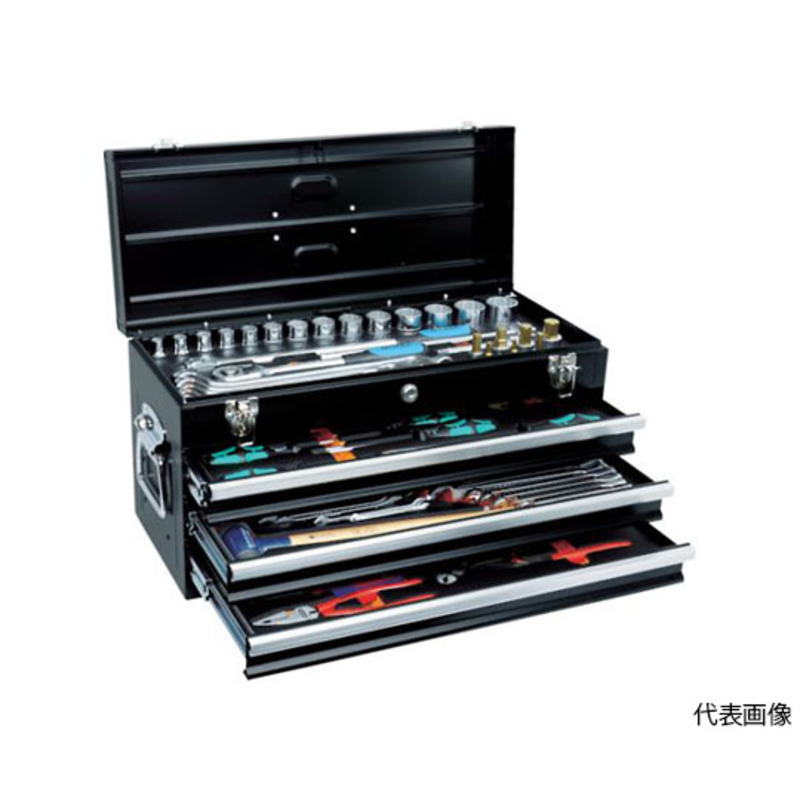 EVA涂层工具箱 黑色× 橙色 3层