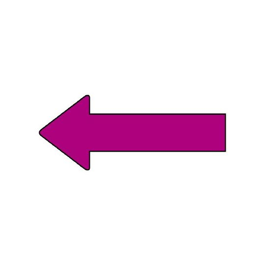 管道识别方向显示贴纸方向显示紫红(大)