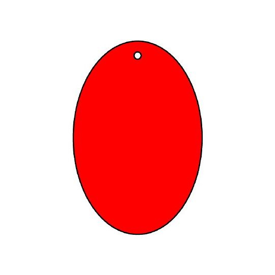 无底板红椭圆型5件1组