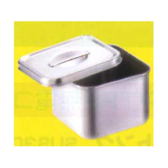 不锈钢方形罐(带盖) 00N-022系列(PTFE涂层)