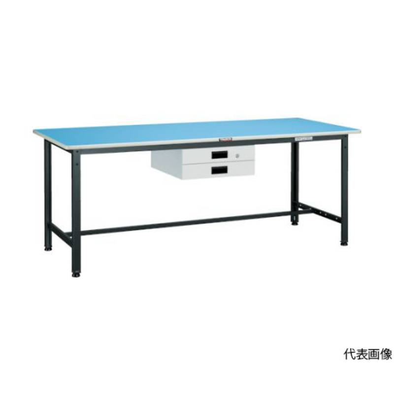 BE型工作台 250kg 1200×600×H740 带2层薄型抽屉 白色