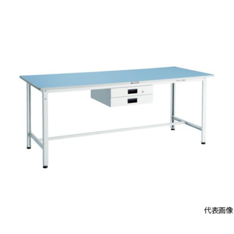 BE型工作台 250kg 1800×900×H740 带2层薄型抽屉 白色