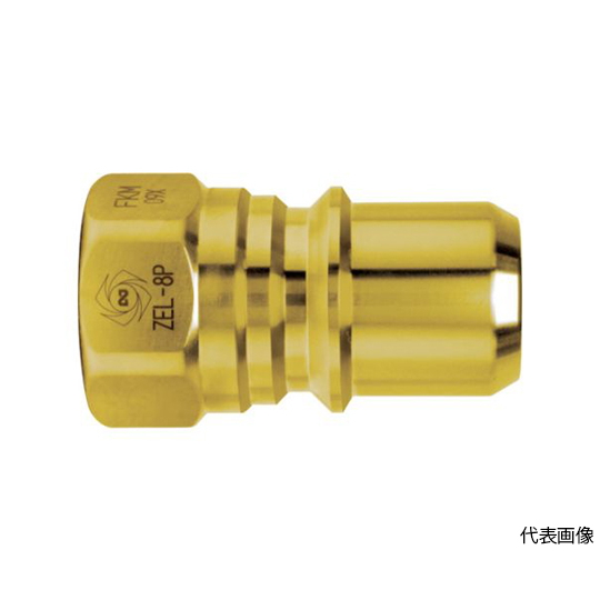 零螺距耦合器（黄铜制 丁腈橡胶NBR(SG) 配套侧安装尺寸R3/8）