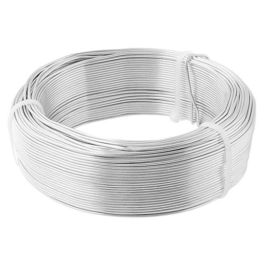 铝制钢线(盆栽用)银色 150g 1.0mm