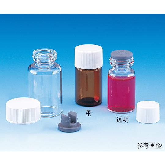 微量瓶(棕色)+三聚氰胺盖子(白色)+液状专用丁基橡胶塞 套装 