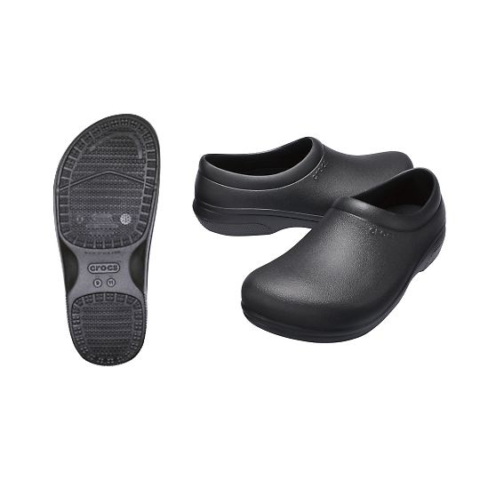 Crocs 一脚蹬工作鞋 黑色 SKL系列