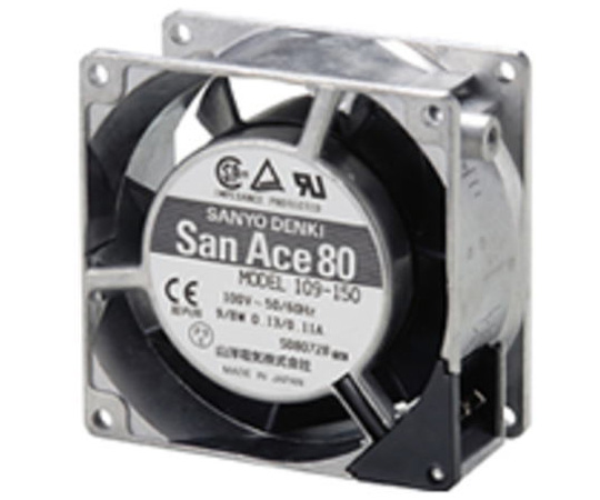 交流风扇San Ace 80 AC 200 V (厚80毫米x 38毫米)