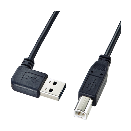 L型USB线A-B标准(可双面插)