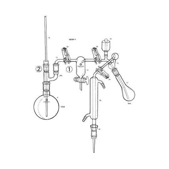 微型氮气定量水蒸气蒸馏器