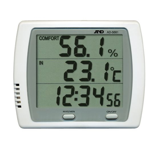 带时钟功能的温湿度计(绝对湿度/WBGT/成绩检测书/追溯体系图