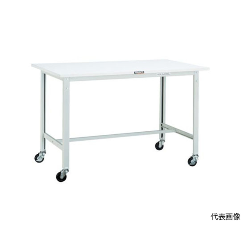 AE型工作台 1200×600 带φ75脚轮 白色