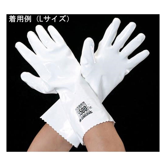 手套(耐化学腐蚀，聚氨酯，针织面料背面)