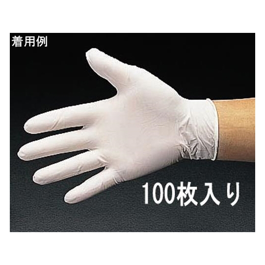 手套(乳胶橡胶・有粉/100只) [L/240mm]