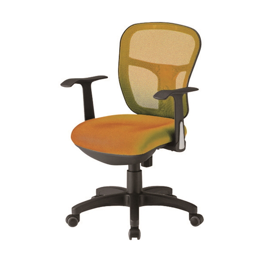 办公椅（MC-2A/背面网格靠肘/橙色）