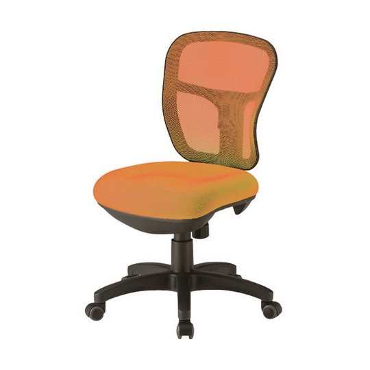 办公椅（MC-2/背面网格靠肘/橙色）