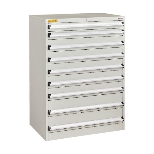 VE9S型储存柜（880×550×H1200/9段抽屉/白色）