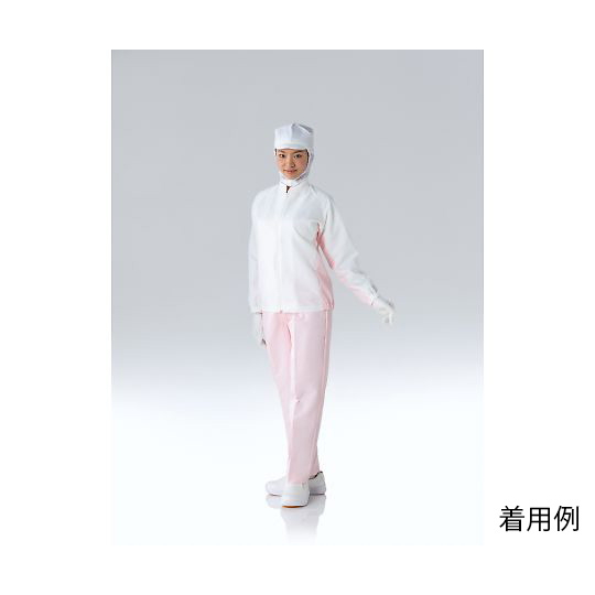 无尘上衣(女款) 白色×粉色 JA251B-14系列