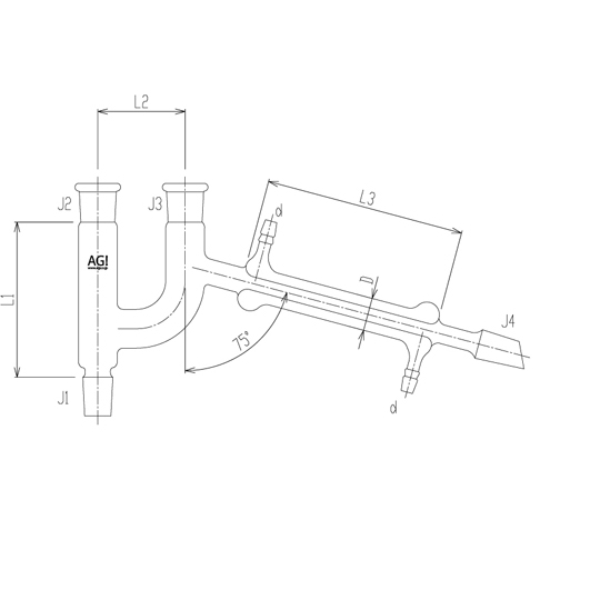 Claisen型连接管带半微型冷凝器 2746系列