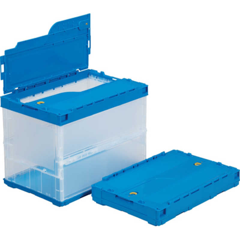 蓝色透明折叠箱