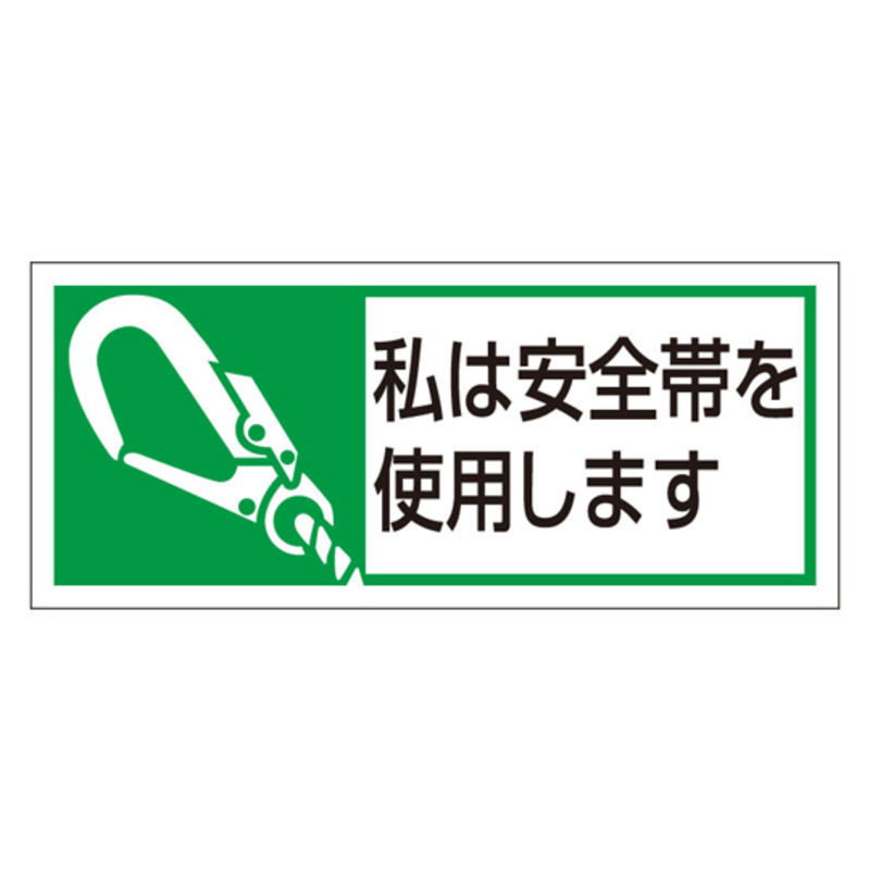 使用安全带贴纸