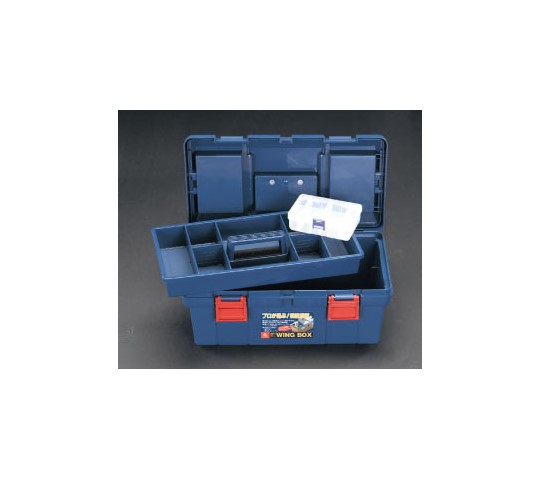 蓝色工具箱(带内托盘)(450×243×210mm)