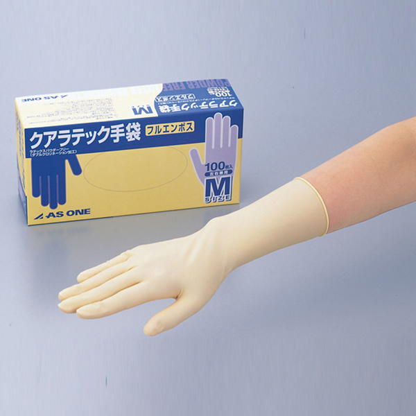 乳膠手套(全壓紋12英寸/無粉)