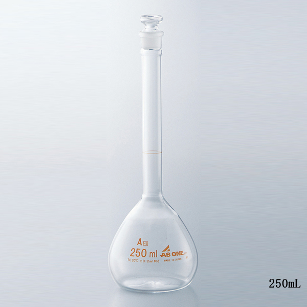ASONE容量瓶(高精度)(附有中文校准证书)
